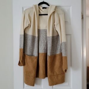 Forever 21 Colour Block Caridgan Sweater Medium
